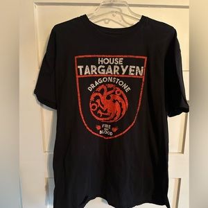 Game of Thrones House Targaryen Fire and Blood Shirt
